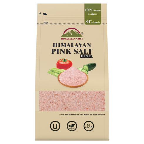 Pink Salt Fine - 0.5 lbs ( 227g) | Himalayan Chef